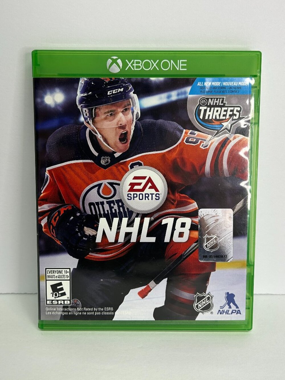 EA Sports NHL 18 Hockey Video Game - Microsoft Xbox One Disc CIB